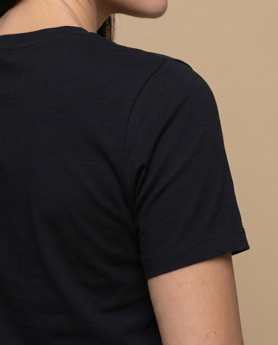 Camiseta manga corta bordada - Negro 34_905H083_NEG190303_6