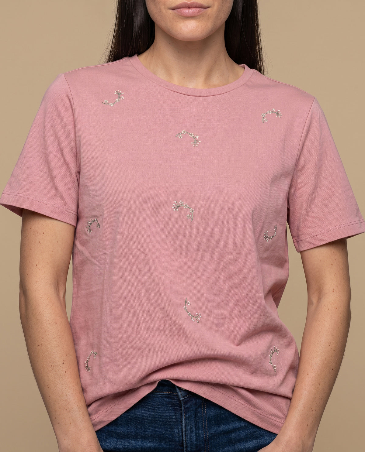 Camiseta regular bordado minimalista - Rosa 34_905H084_ROS171518_3