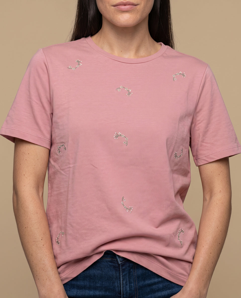 Camiseta regular bordado minimalista - Rosa 34_905H084_ROS171518_3