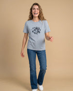 Camiseta estampada manga corta - Gris