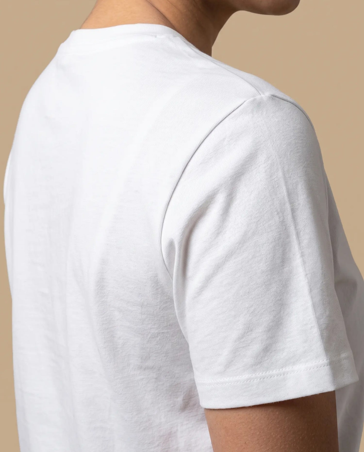 Camiseta manga corta estampada - Crudo