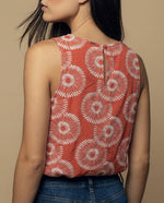 Camisa bordada manga sisa cuello redondo - Rojo 34_912H004_ROJ191653_6