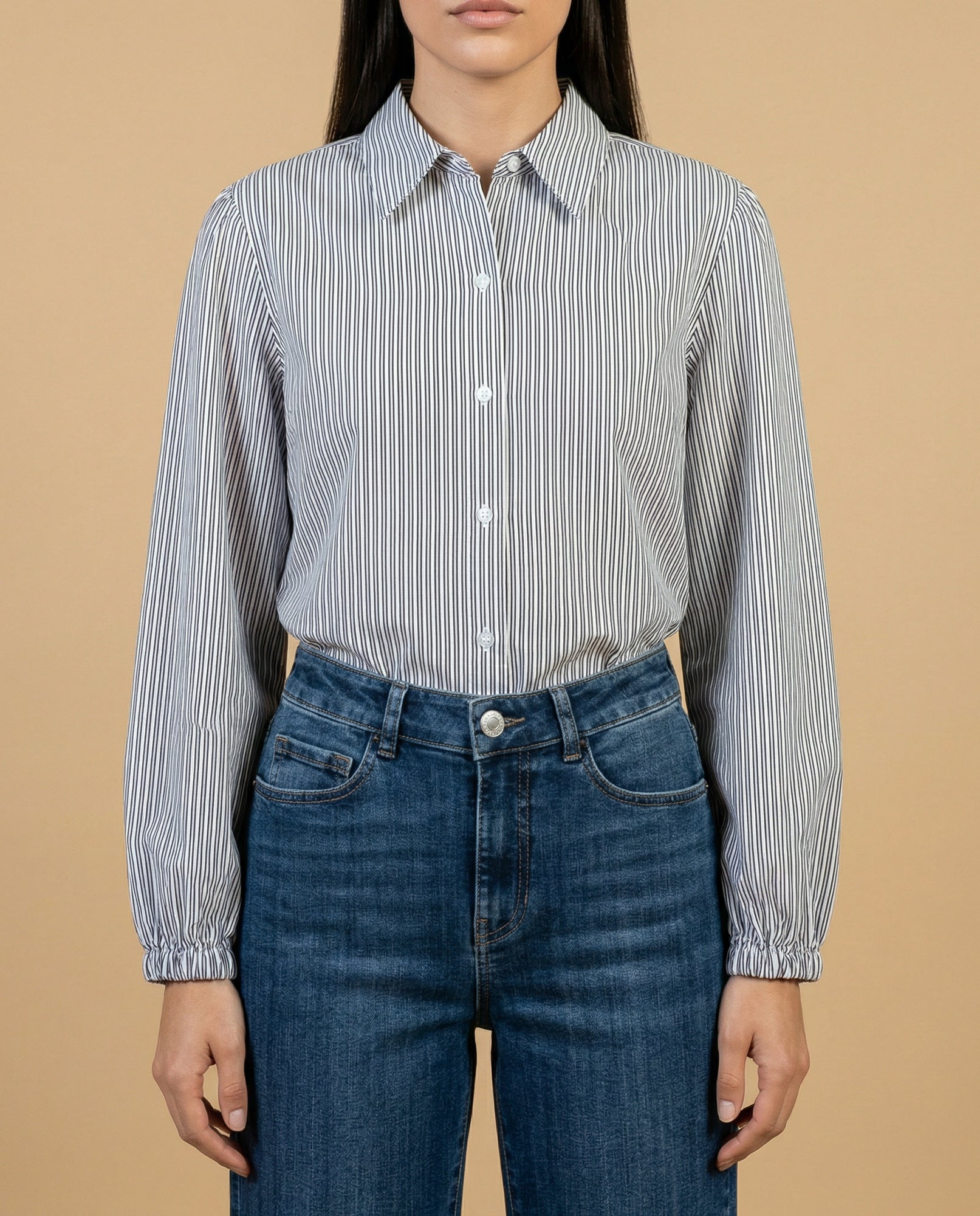 Camisa manga larga cuello camisero - Blanco 34_912H008_BLA110700_3