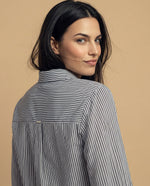 Camisa manga larga cuello camisero - Blanco