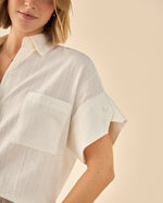 Camisa Manga Corta Premium - Crudo