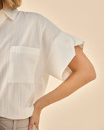 Camisa Manga Corta Premium - Crudo