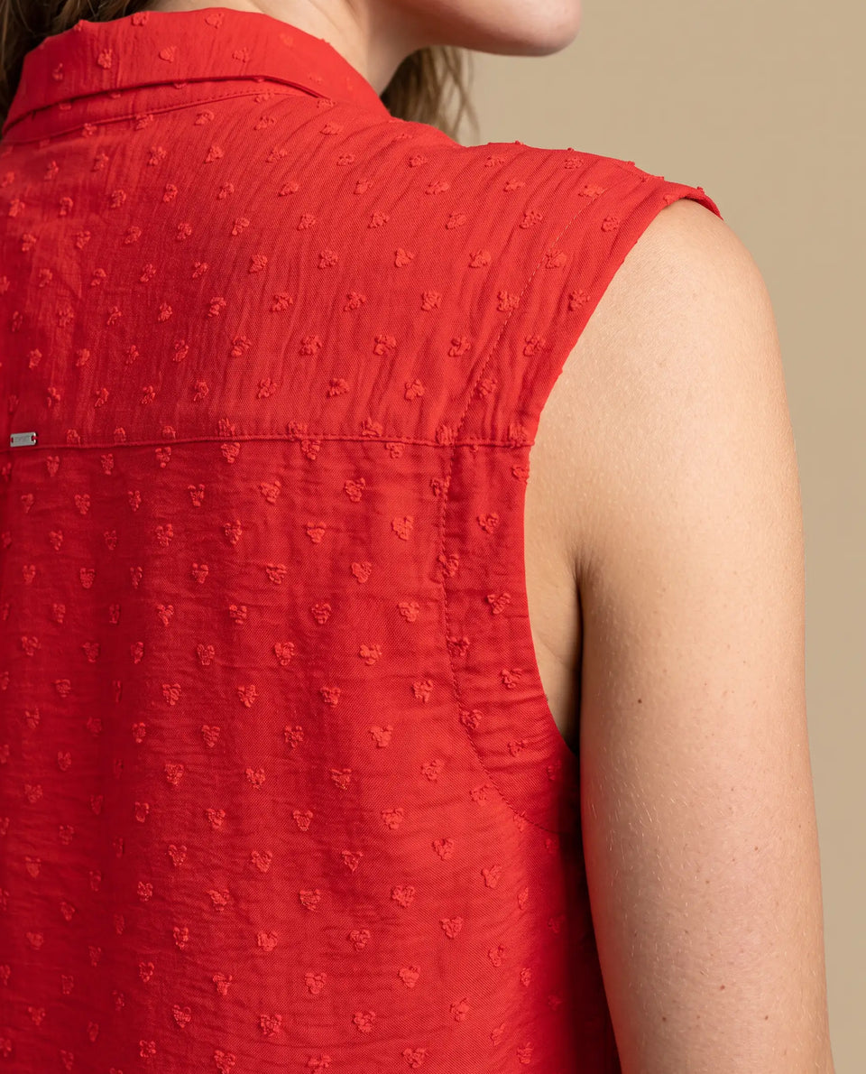 Camisa manga sisa cuello polo - Rojo 34_913H002_ROJ181553_6