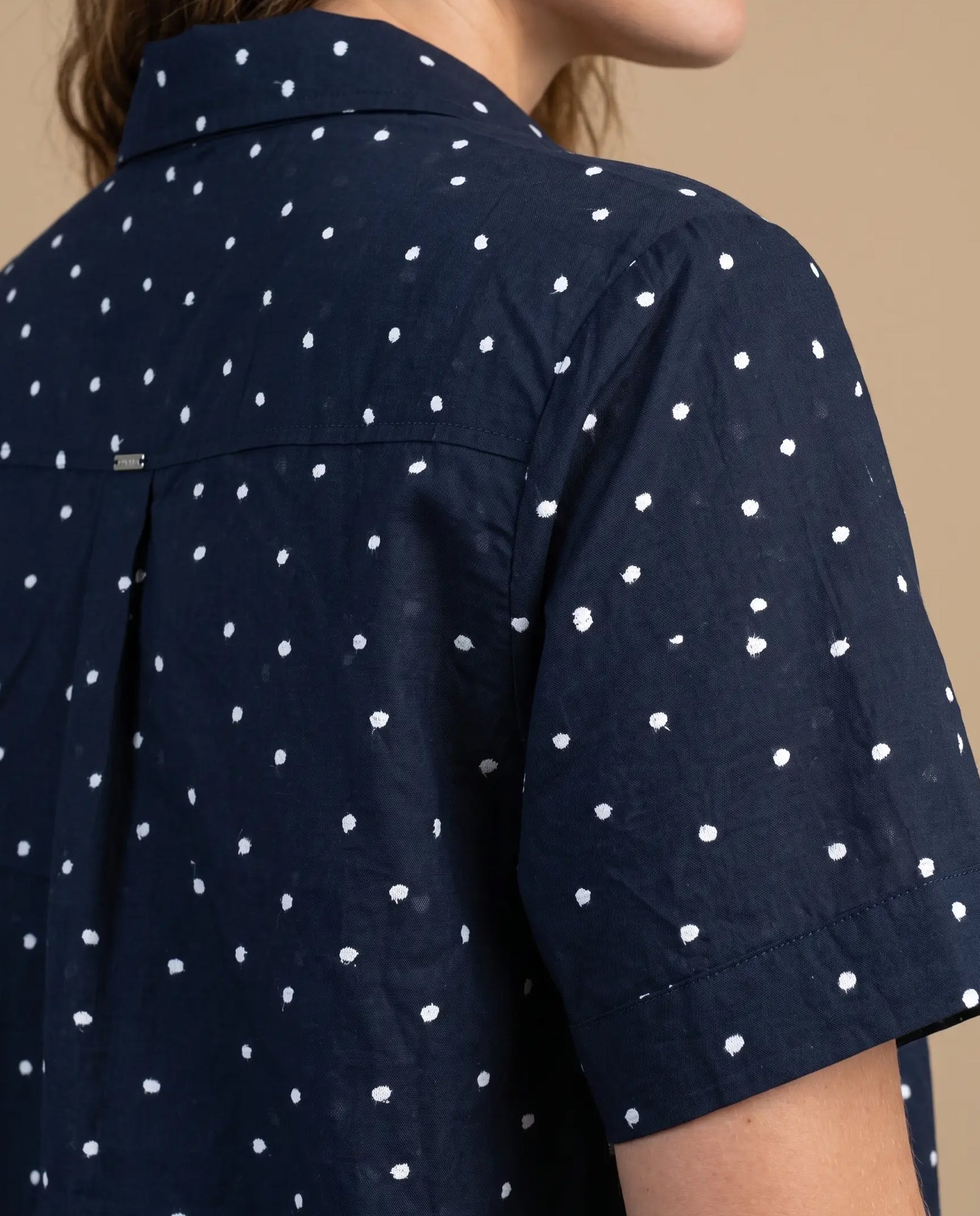 Camisa manga corta lunares azul - Azul 34_913H006_AZU193922_6