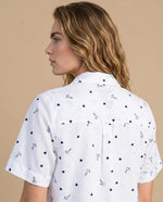 Camisa manga corta estampada - Crudo