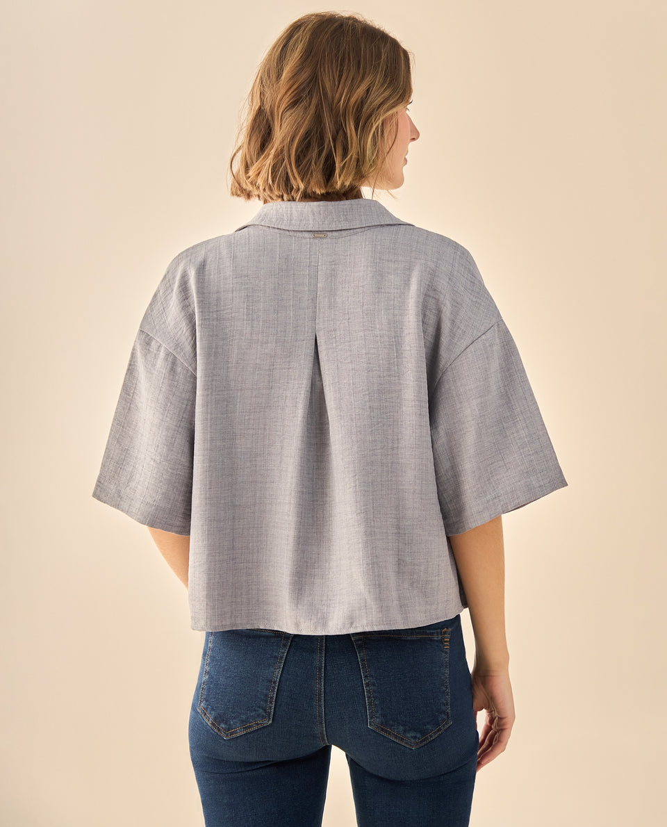 Camisa Oversized Manga Corta Premium - Gris 34_919G008_GRI173914_4