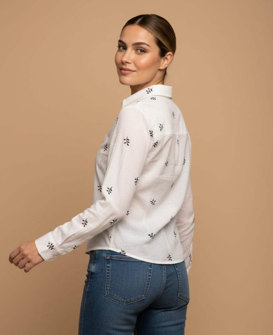 Camisa con Estampado Botánico - Crudo 34_919G303_CRU144500_2