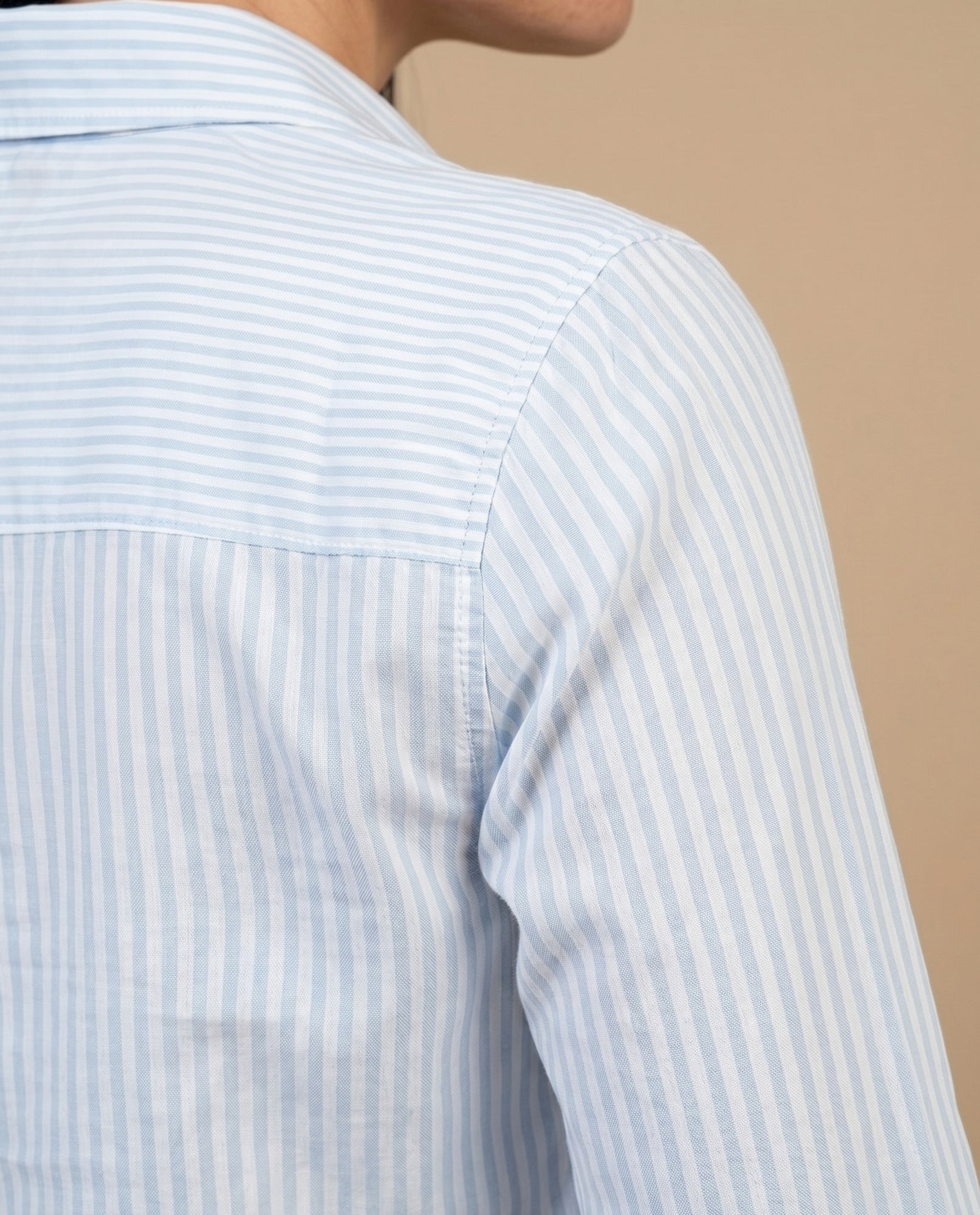 Camisa con Rayas Verticales Clásicas - Azul 34_919G304_AZU144123_6