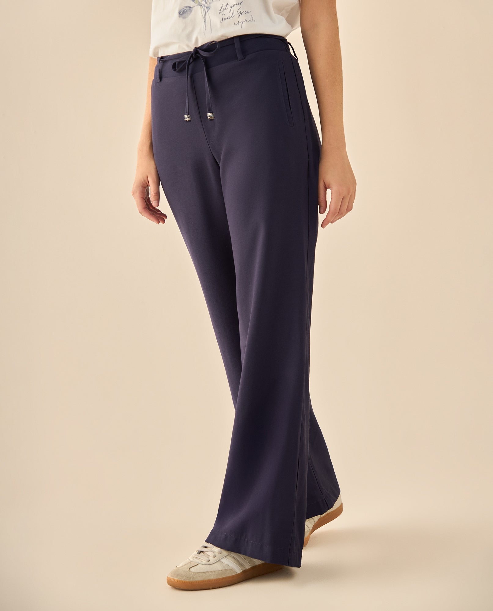 Pantalón Wide Leg con Cordón Ajustable - Azul 34_933G005_AZU144307_6