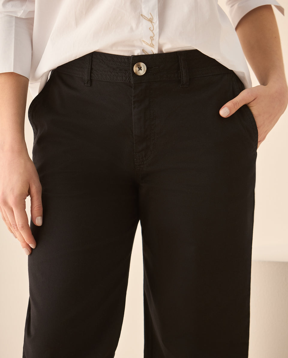 Pantalón clásico de silueta recta para mujer - Negro 34_933G030_NEG190303_4