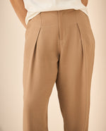 Pantalón de bota recta para mujer  - Caqui