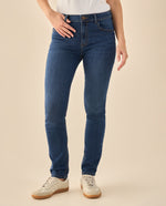 Jeans Skinny con Stretch Premium - Azul