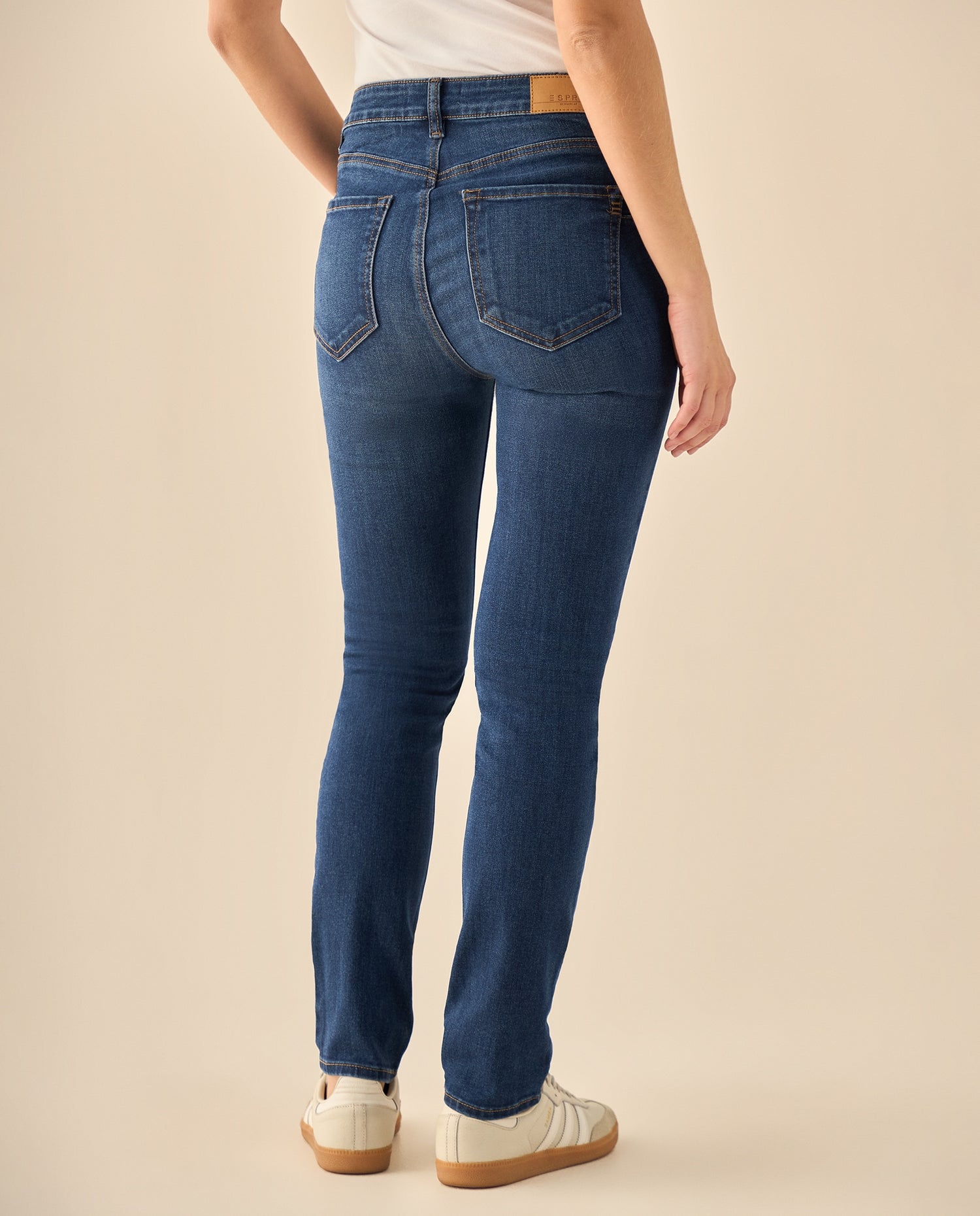 Jeans Skinny con Stretch Premium - Azul