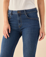 Jeans Skinny con Stretch Premium - Azul