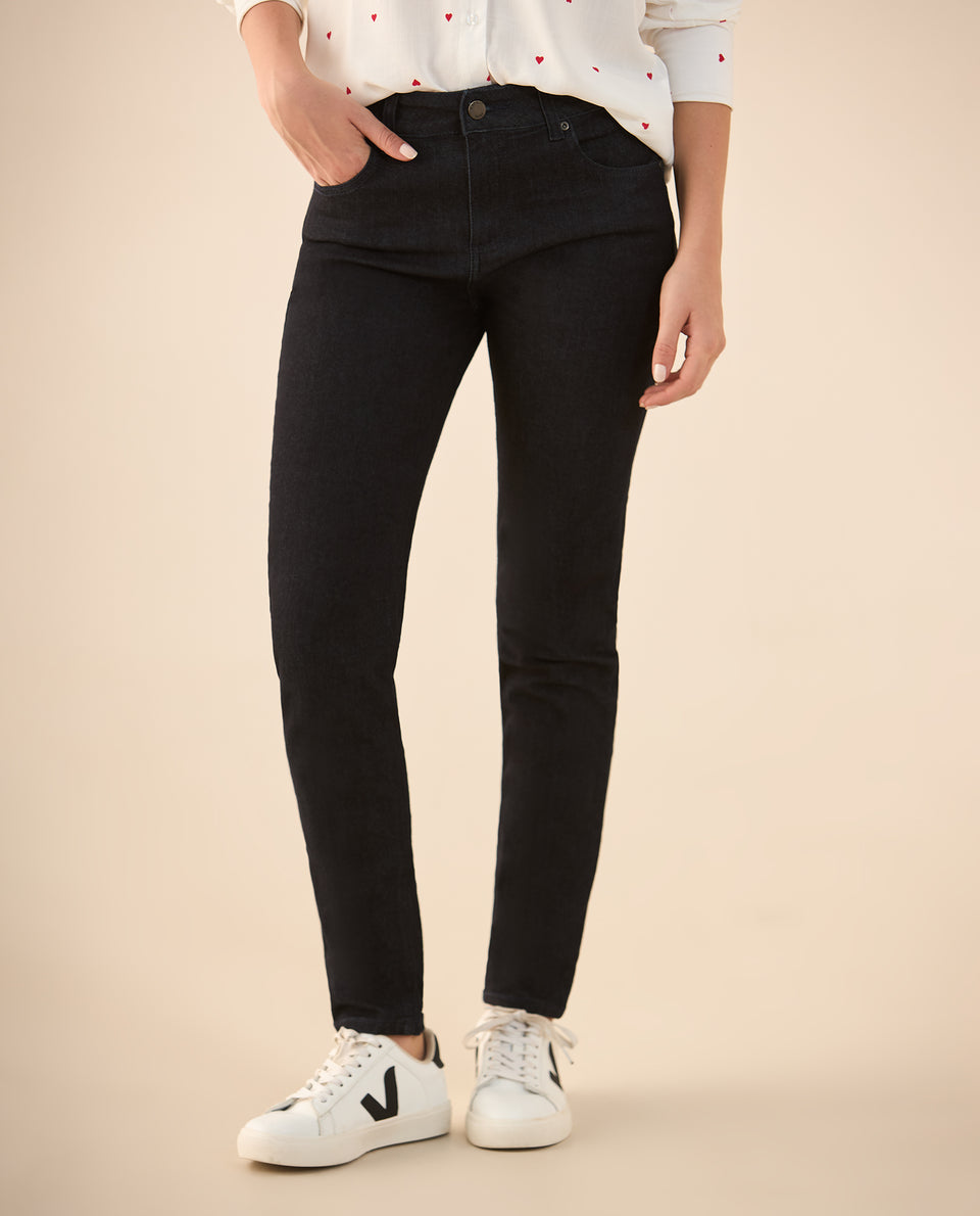 Jean bota recta tono oscuro para mujer - Azul 34_972G311_AZU194342_3
