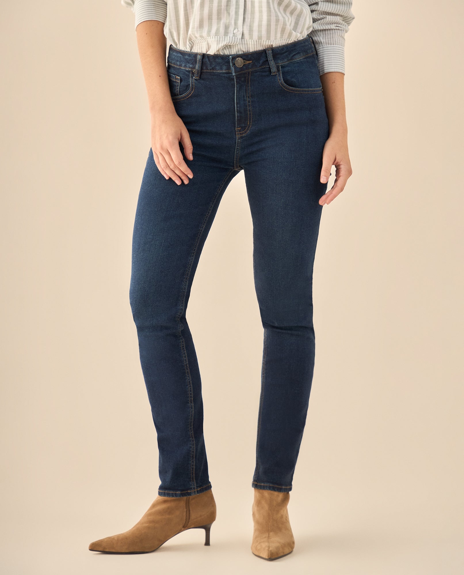 Pantalón con Stretch Natural - Azul 34_973G307_AZU194027_3
