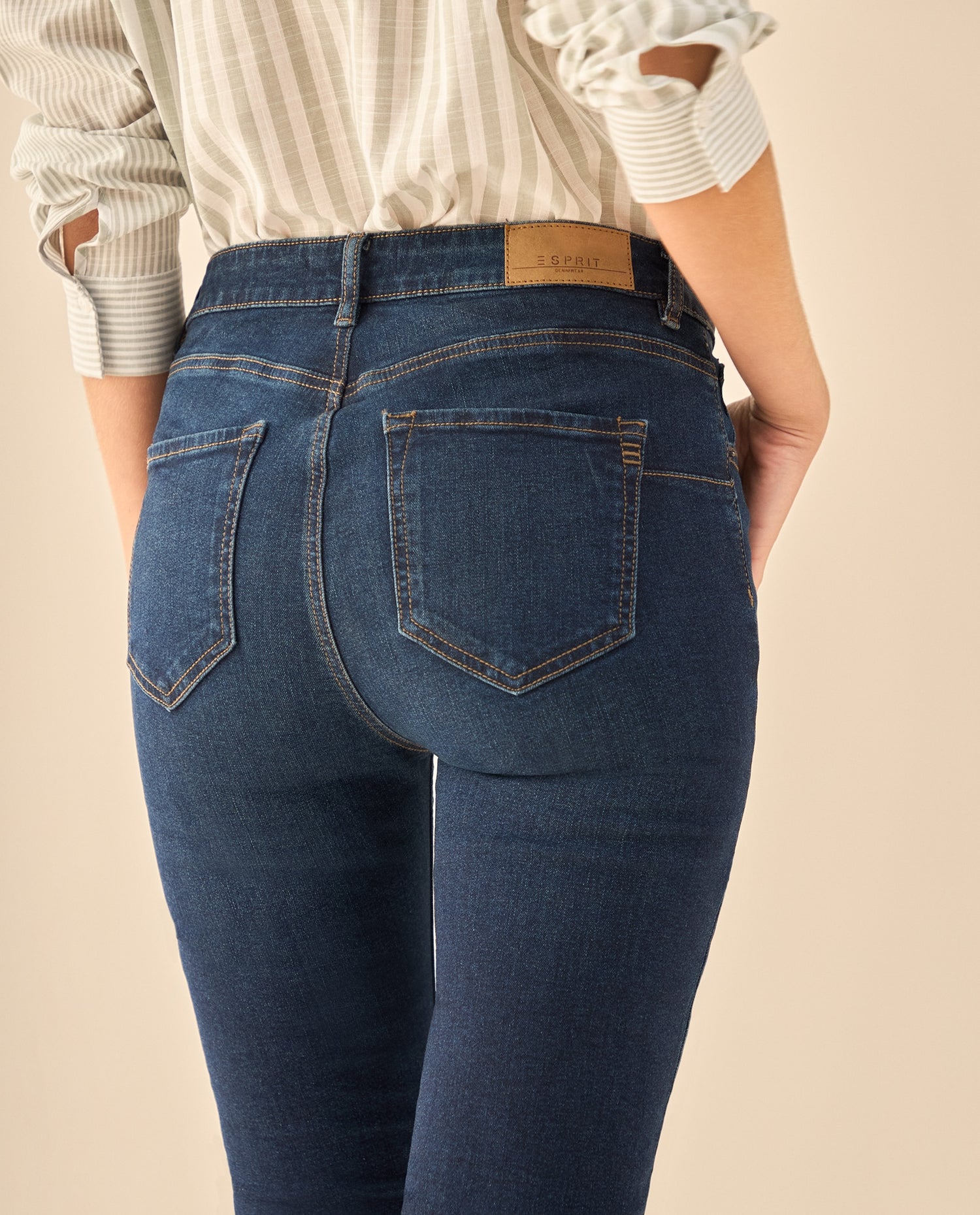 Pantalón con Stretch Natural - Azul