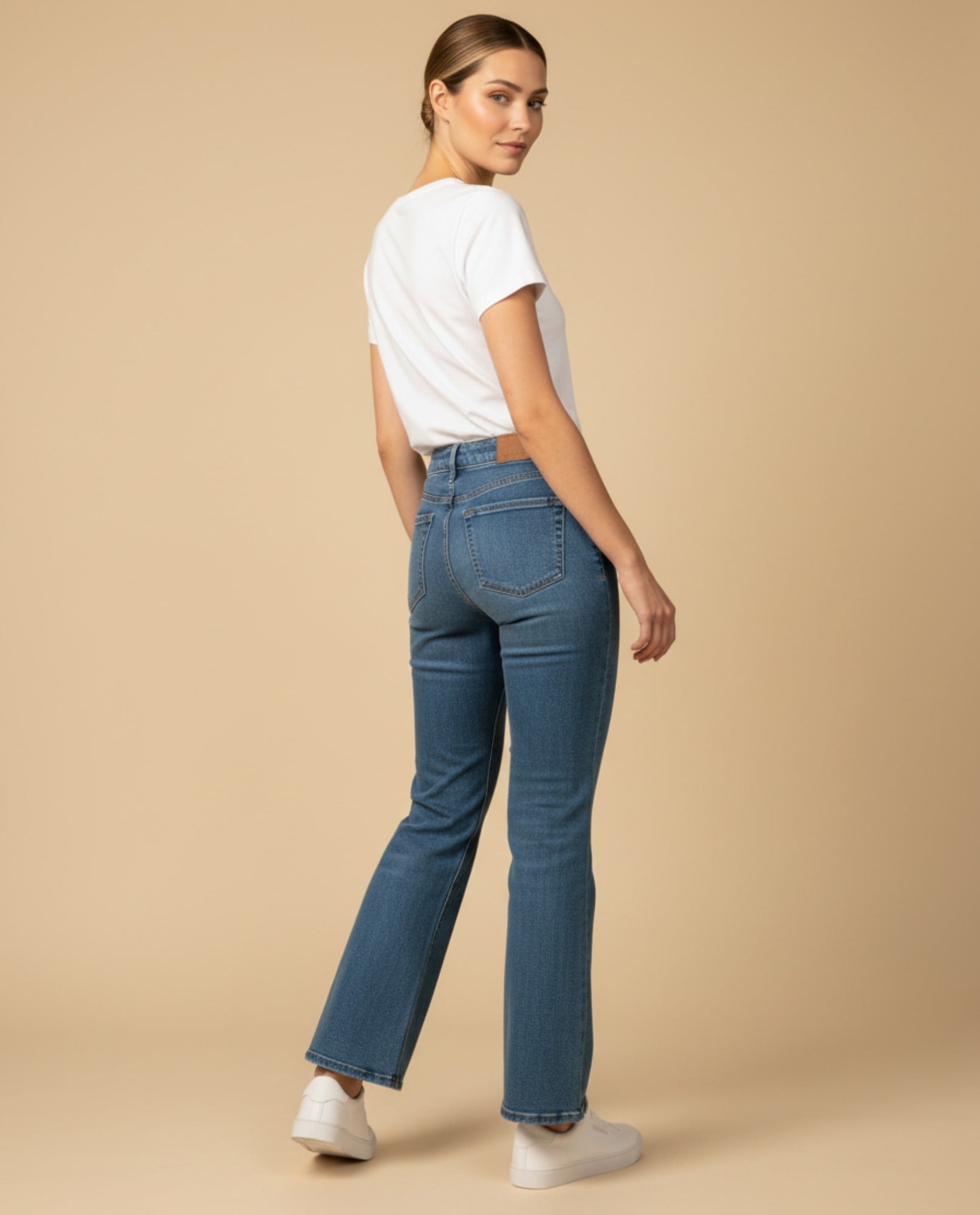 Jean boot cut con corte acampanado para mujer - Azul 34_979G001_AZU193933_0