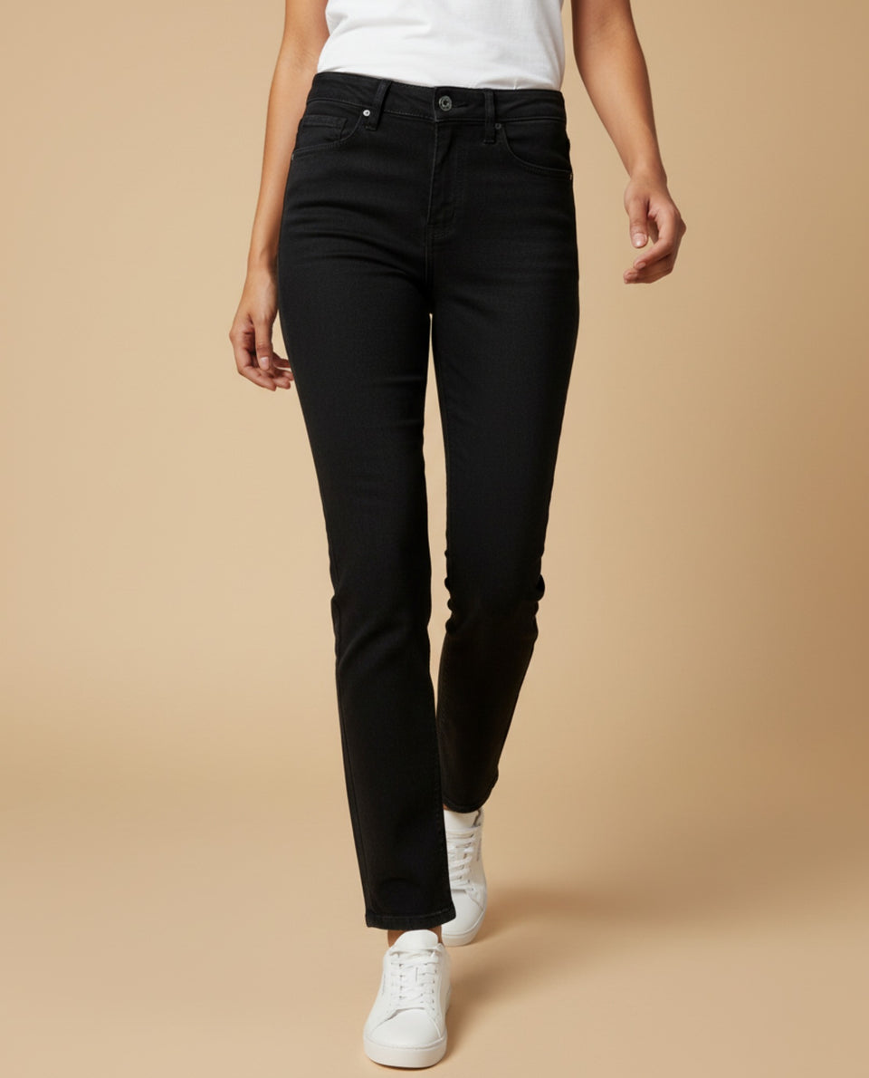 Jean skinny cinco bolsillos para mujer - Negro 34_979G014_NEG193909_1