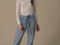 Jean trendy largo tobillero - Azul